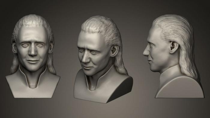 Busts and bas-reliefs of famous people (BUSTC_0381) 3D model for CNC machine